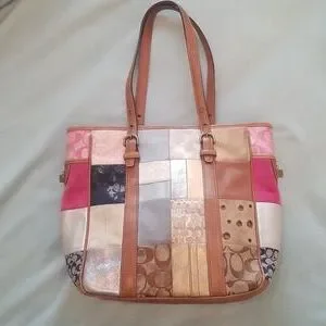 バッグ Coach Patchwork One Shoulder Bag Coach patchwork one shoulder - Gem